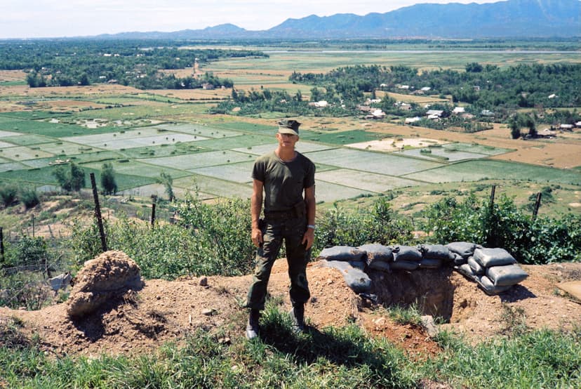 Stephen Peck during Vietnam service